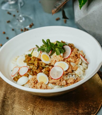 Kartupeļu salāti ar tunci